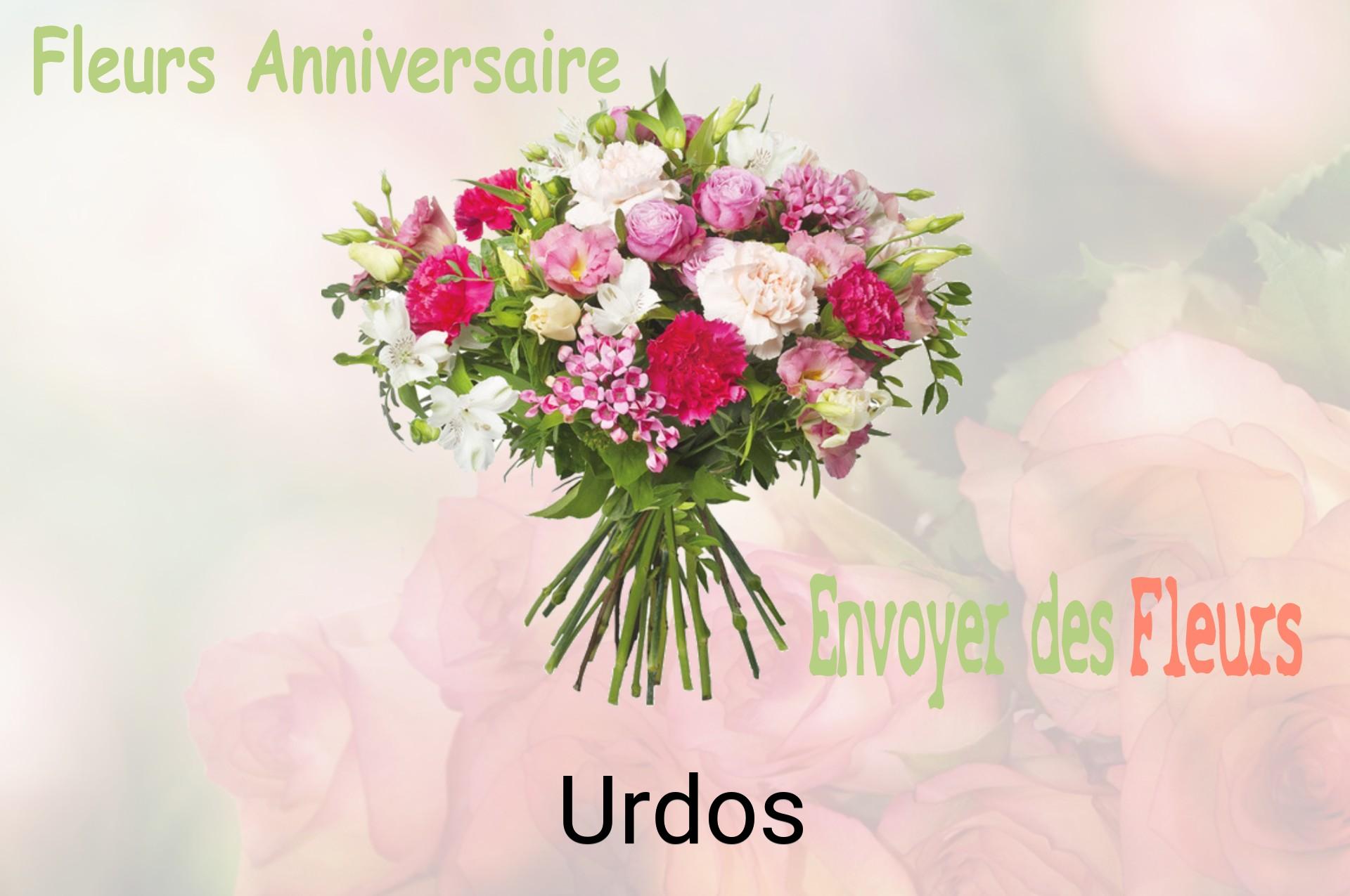 Bouquet de fleurs d’anniversaire livré à Urdos